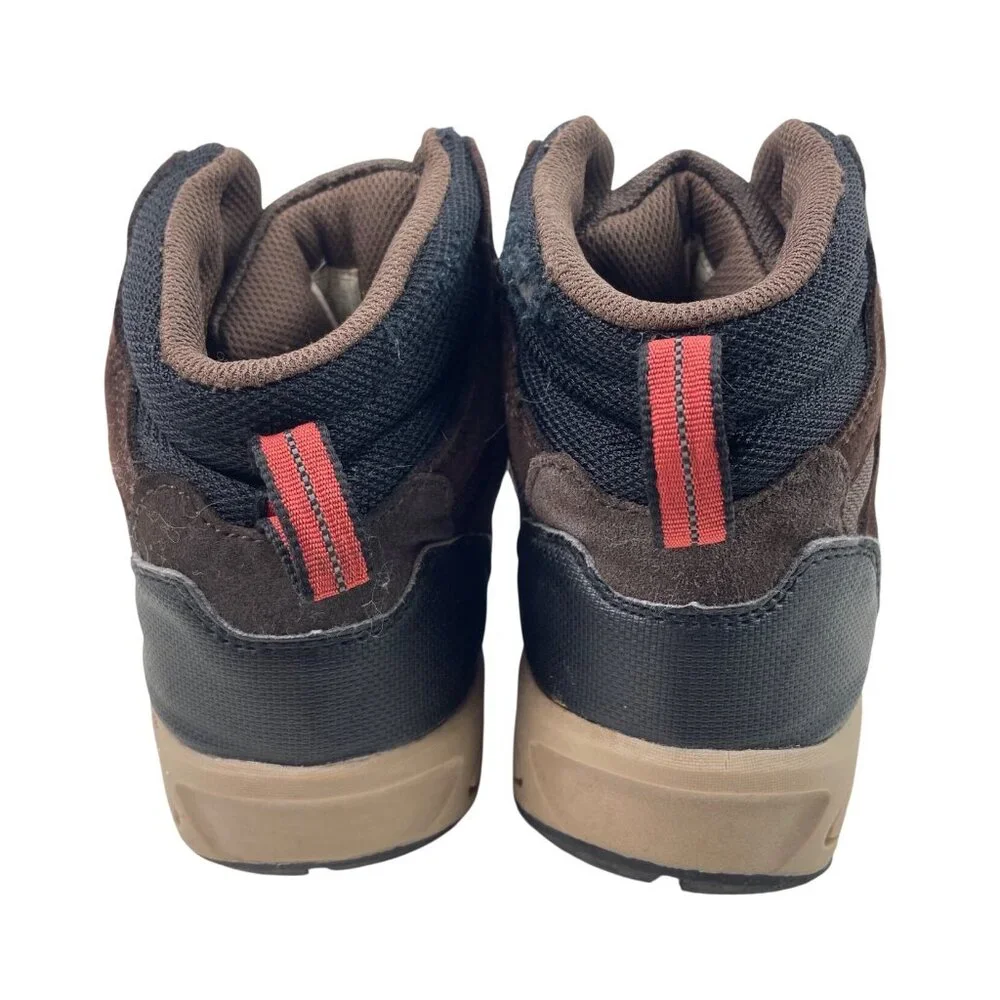 Denali Mens Waterproof Hiking Boots Brown/Black/Red Size 7 Outdoor Trail Shoes - Picture 5 of 14